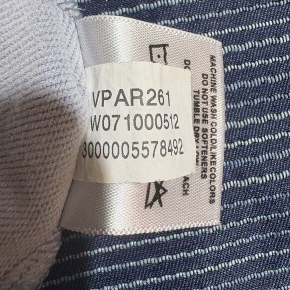 Under Armour Compression Shirt Mens S ColdGear Mock Neck Blue Gym Base Layer - Picture 10 of 11